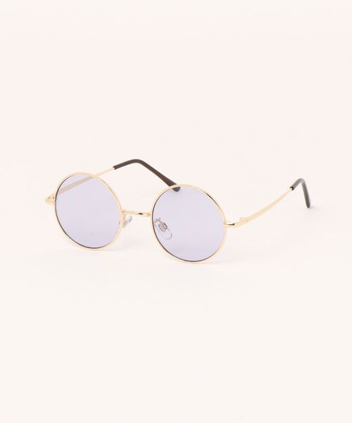 Revo.(レボ)の「METAL FLAME ROUND SUNGLASSES / メタルフレーム ラウンド サングラス カラーレンズ UVカット <ユニセックス>(サングラス・メンズ・ライトブラウン/ブラック/ライトブルー/ライトピンク/ライトグレー/ライトパープル・FREE)」の8枚目の写真