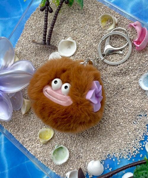 セール】WEGO/アゲアゲハイビスカスモンスターぬいぐるみキーホルダー