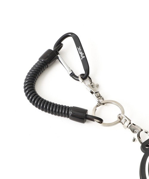 X-girl(エックスガール)の「FACE PASS CASE(カードケース・レディース・ブラック/ピンク・ONE SIZE)」の6枚目の写真