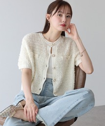 BLUEEAST | ファンシーヤーンカーディガン(カーディガン/ボレロ)