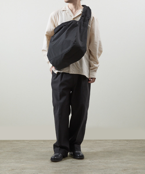 20/80（テゥエンティーエイティー）の「20/80 トゥエンティーエイティー / LIMONTA ROUND SHOULDER BAG リモンタナイロンラウンドショルダーバッグ / S122（ショルダーバッグ・メンズ・ブラック・FREE）」の7枚目の写真