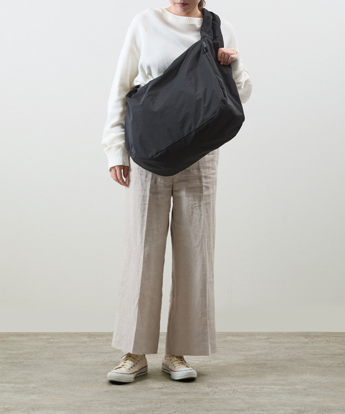 20/80（テゥエンティーエイティー）の「20/80 トゥエンティーエイティー / LIMONTA ROUND SHOULDER BAG リモンタナイロンラウンドショルダーバッグ / S122（ショルダーバッグ・メンズ・ブラック・FREE）」の20枚目の写真
