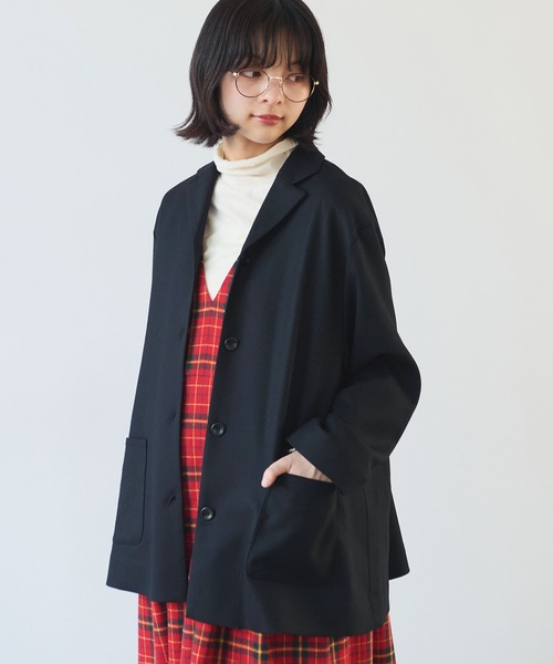 ビュルデサボン ジャンパースカート bulle de savon（ビュルデサボン）の「8oz denim ジャンパー