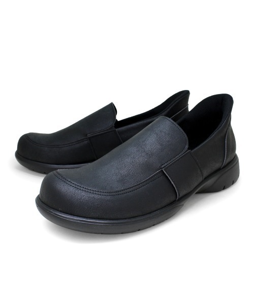 Re:getA(リゲッタ)の「Re:getA リゲッタ スットオン スリッポン R-404M(スリッポン・メンズ・ダークブラウン/カーキ/ブラック・M/S/L)」の1枚目の写真