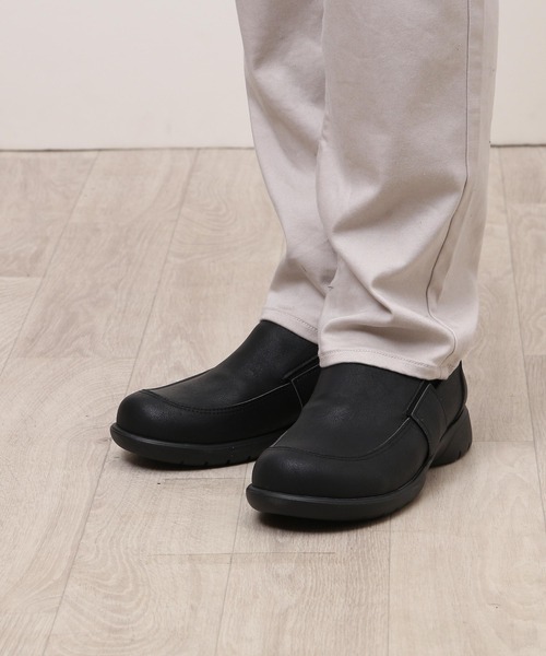 Re:getA(リゲッタ)の「Re:getA リゲッタ スットオン スリッポン R-404M(スリッポン・メンズ・ダークブラウン/カーキ/ブラック・M/S/L)」の4枚目の写真
