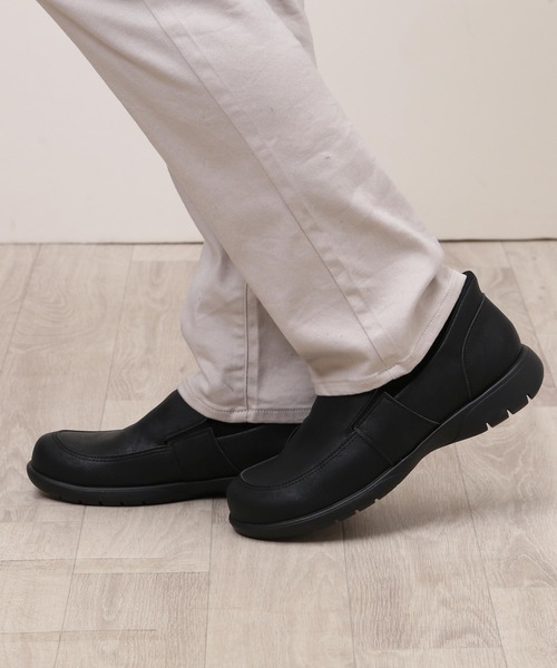 Re:getA(リゲッタ)の「Re:getA リゲッタ スットオン スリッポン R-404M(スリッポン・メンズ・ダークブラウン/カーキ/ブラック・M/S/L)」の6枚目の写真