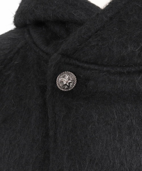 CAMBIO（カンビオ）の「mj10835- Far Melton Poncho Like Jacket ポンチョ風ジャケット（その他アウター・メンズ・チャコール/ブラック・S/M/L）」の3枚目の写真