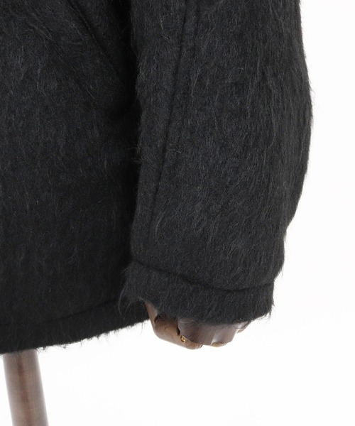 CAMBIO（カンビオ）の「mj10835- Far Melton Poncho Like Jacket ポンチョ風ジャケット（その他アウター・メンズ・チャコール/ブラック・S/M/L）」の5枚目の写真