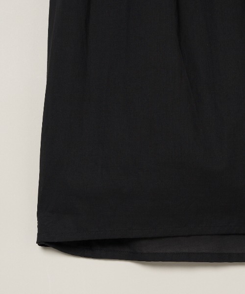 three dots(スリードッツ)の「コットンローン タックスカート(スカート・レディース・ブラック/チャコールグレー/ロイヤルブルー・SMALL/MEDIUM)」の7枚目の写真