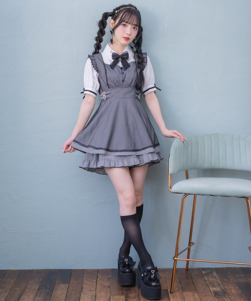 ROJITA(ロジータ)の「チュールレイヤードデザインセットアップ(セットアップ・レディース・その他/ピンク/ブラック・FREE)」の14枚目の写真