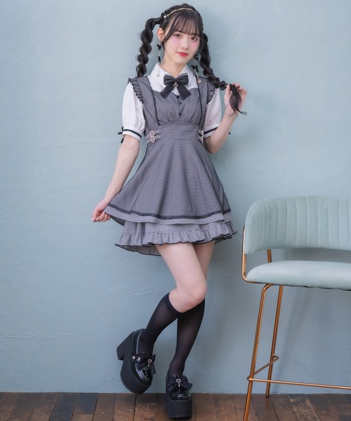 ROJITA(ロジータ)の「チュールレイヤードデザインセットアップ(セットアップ・レディース・その他/ピンク/ブラック・FREE)」の15枚目の写真