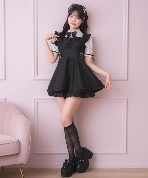 ROJITA(ロジータ)の「チュールレイヤードデザインセットアップ(セットアップ・レディース・その他/ピンク/ブラック・FREE)」の22枚目の写真