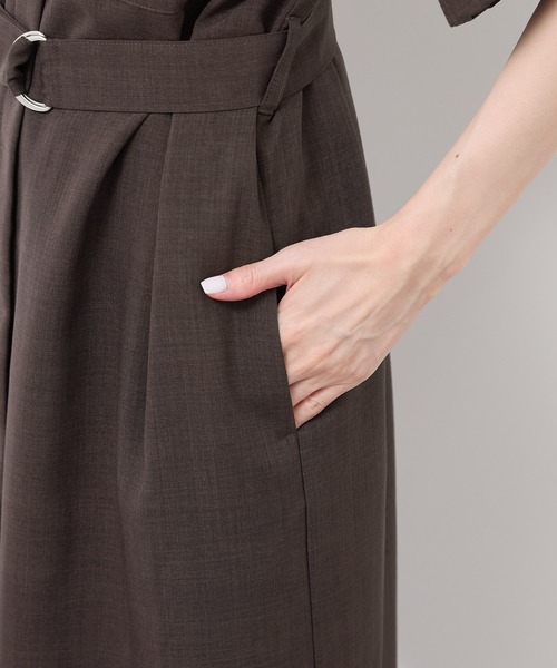 ROPE' PICNIC（ロペピクニック）の「サックワンピース（ワンピース・レディース・ベージュ系その他/ダークブラウン/ネイビー・36/38）」の5枚目の写真