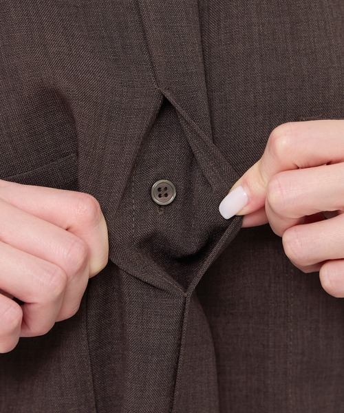 ROPE' PICNIC（ロペピクニック）の「サックワンピース（ワンピース・レディース・ベージュ系その他/ダークブラウン/ネイビー・36/38）」の7枚目の写真