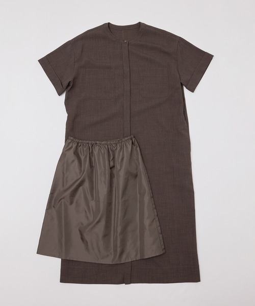 ROPE' PICNIC（ロペピクニック）の「サックワンピース（ワンピース・レディース・ベージュ系その他/ダークブラウン/ネイビー・36/38）」の11枚目の写真