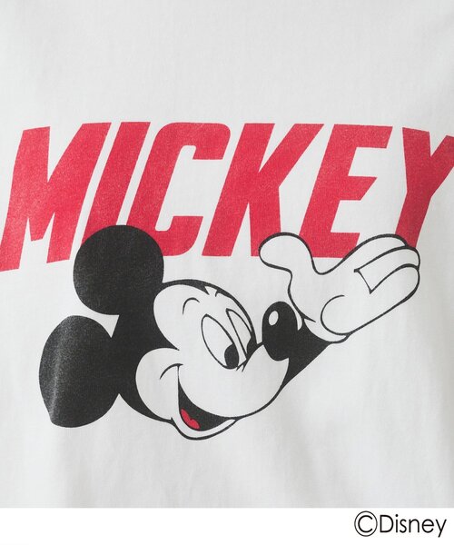 ミッキー　シルエット　高級ブランドオマージュ　02 セール】2024AW Disney/ディズニー ミッキー オーバーサイズ