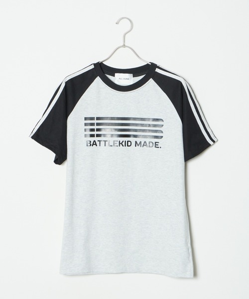 ROOPTOKYO（ループトウキョウ）の「サイドラインラグランTシャツ 半袖Tシャツ ゲームシャツ（Tシャツ/カットソー・レディース・ブラック/ネイビー・L）」の16枚目の写真