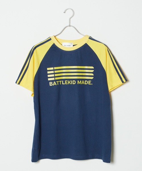 ROOPTOKYO（ループトウキョウ）の「サイドラインラグランTシャツ 半袖Tシャツ ゲームシャツ（Tシャツ/カットソー・レディース・ブラック/ネイビー・L）」の10枚目の写真