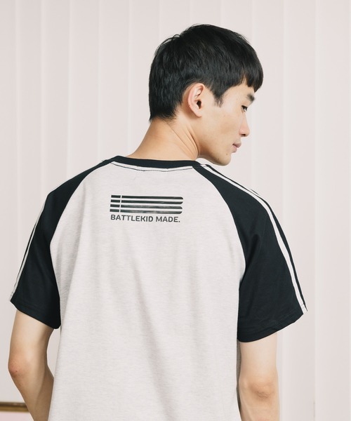 ROOPTOKYO（ループトウキョウ）の「サイドラインラグランTシャツ 半袖Tシャツ ゲームシャツ（Tシャツ/カットソー・レディース・ブラック/ネイビー・L）」の18枚目の写真