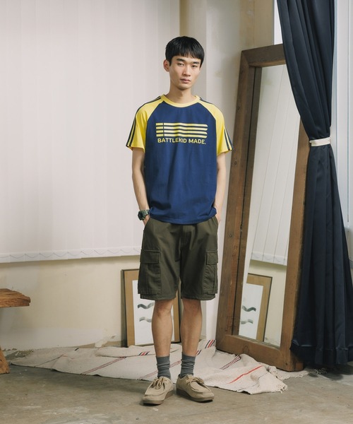 ROOPTOKYO（ループトウキョウ）の「サイドラインラグランTシャツ 半袖Tシャツ ゲームシャツ（Tシャツ/カットソー・レディース・ブラック/ネイビー・L）」の15枚目の写真