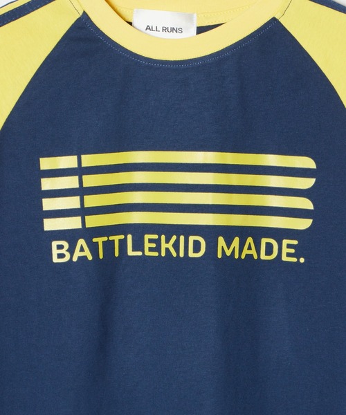 ROOPTOKYO（ループトウキョウ）の「サイドラインラグランTシャツ 半袖Tシャツ ゲームシャツ（Tシャツ/カットソー・レディース・ブラック/ネイビー・L）」の5枚目の写真