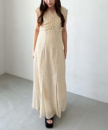 archives | 小花柄ドロストノースリワンピース(ワンピース)