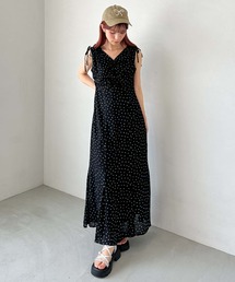 archives | 小花柄ドロストノースリワンピース(ワンピース)
