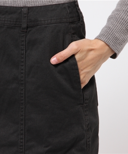 SEVENDAYS=SUNDAY（セブンデイズサンデイ）の「綿ツイルマキシスカート（スカート・レディース・ブラック/カーキ・MEDIUM/LARGE）」の8枚目の写真