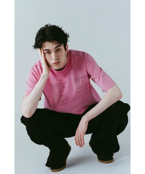 Knuth Marf(クヌースマーフ)の「K error design T shirt(unisex)(Tシャツ/カットソー・レディース・モスグリーン/ピンク/ブラック・FREE)」の11枚目の写真
