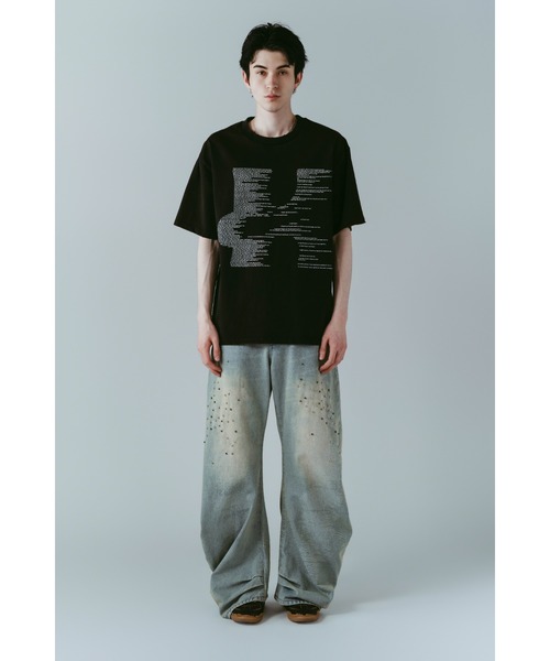 Knuth Marf(クヌースマーフ)の「K error design T shirt(unisex)(Tシャツ/カットソー・レディース・モスグリーン/ピンク/ブラック・FREE)」の12枚目の写真