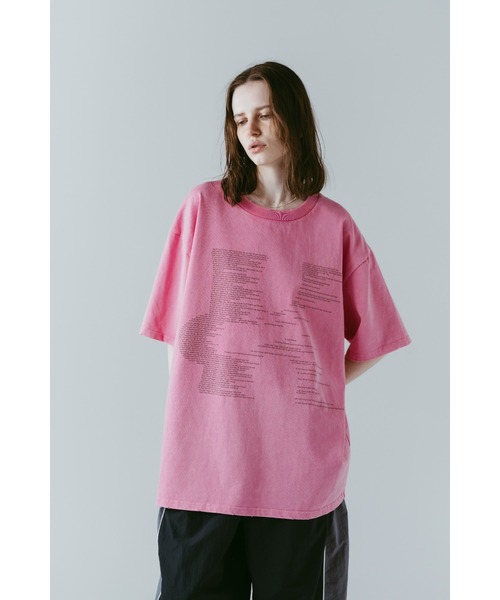 Knuth Marf(クヌースマーフ)の「K error design T shirt(unisex)(Tシャツ/カットソー・レディース・モスグリーン/ピンク/ブラック・FREE)」の15枚目の写真