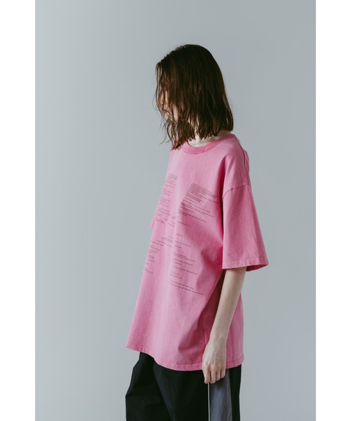 Knuth Marf(クヌースマーフ)の「K error design T shirt(unisex)(Tシャツ/カットソー・レディース・モスグリーン/ピンク/ブラック・FREE)」の16枚目の写真
