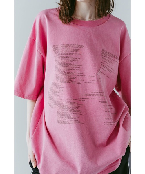 Knuth Marf(クヌースマーフ)の「K error design T shirt(unisex)(Tシャツ/カットソー・レディース・モスグリーン/ピンク/ブラック・FREE)」の19枚目の写真
