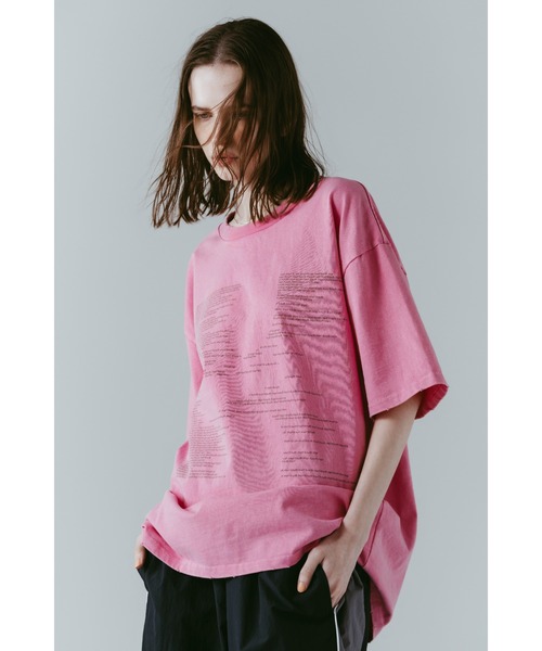 Knuth Marf(クヌースマーフ)の「K error design T shirt(unisex)(Tシャツ/カットソー・レディース・モスグリーン/ピンク/ブラック・FREE)」の22枚目の写真