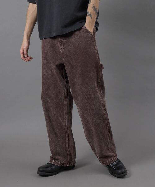 BEN DAVIS（ベンデイビス）の「【BEN DAVIS（ベンデイビス）】PAINTER'S PANTS / 男女兼用 ワンポイント ヴィンテージライク 古着（その他パンツ・メンズ・その他1/ブラウン/ブラック/アイボリー・MEDIUM/LARGE/X-LARGE）」の5枚目の写真