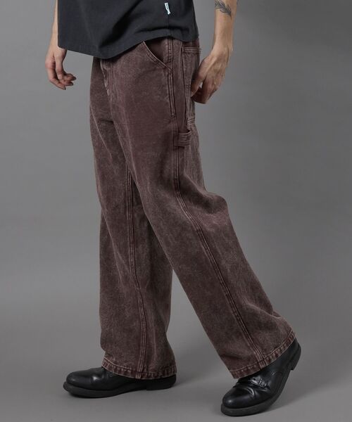 BEN DAVIS（ベンデイビス）の「【BEN DAVIS（ベンデイビス）】PAINTER'S PANTS / 男女兼用 ワンポイント ヴィンテージライク 古着（その他パンツ・メンズ・その他1/ブラウン/ブラック/アイボリー・MEDIUM/LARGE/X-LARGE）」の6枚目の写真