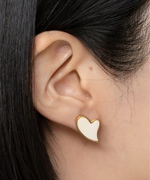 LAPUIS(ラピュイ) Amuse Heart pierced earrings A