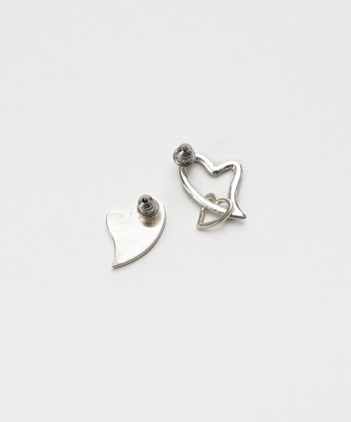 LAPUIS（ラピュイ）の「LAPUIS(ラピュイ) Amuse Heart pierced earrings A（ピアス（両耳用）・レディース・ホワイト/レッド/ブラック・FREE）」の11枚目の写真