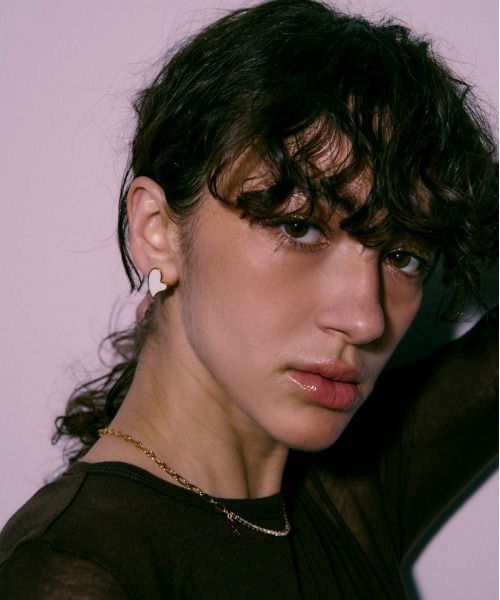 LAPUIS（ラピュイ）の「LAPUIS(ラピュイ) Amuse Heart pierced earrings A（ピアス（両耳用）・レディース・ホワイト/レッド/ブラック・FREE）」の6枚目の写真