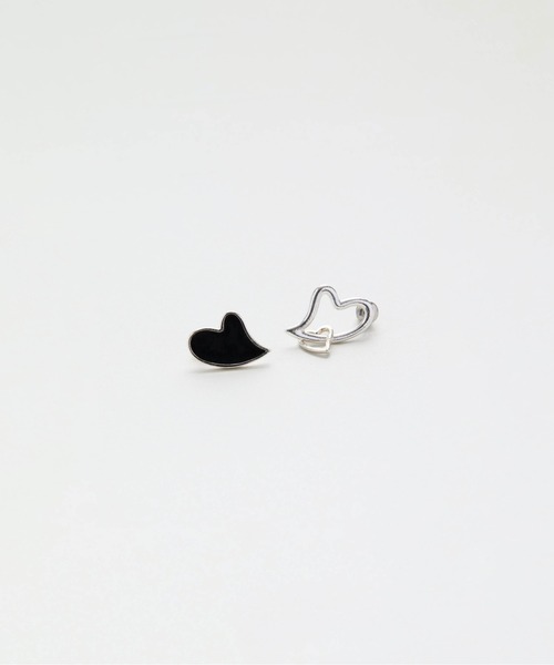 LAPUIS（ラピュイ）の「LAPUIS(ラピュイ) Amuse Heart pierced earrings A（ピアス（両耳用）・レディース・ホワイト/レッド/ブラック・FREE）」の15枚目の写真