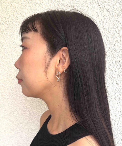 LAPUIS（ラピュイ）の「LAPUIS(ラピュイ) Amuse Heart pierced earrings A（ピアス（両耳用）・レディース・ホワイト/レッド/ブラック・FREE）」の22枚目の写真