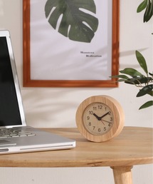 その他セレクト（ソノタセレクト）の「TABLE CLOCK 置時計 ウッド（置時計・メンズ）」