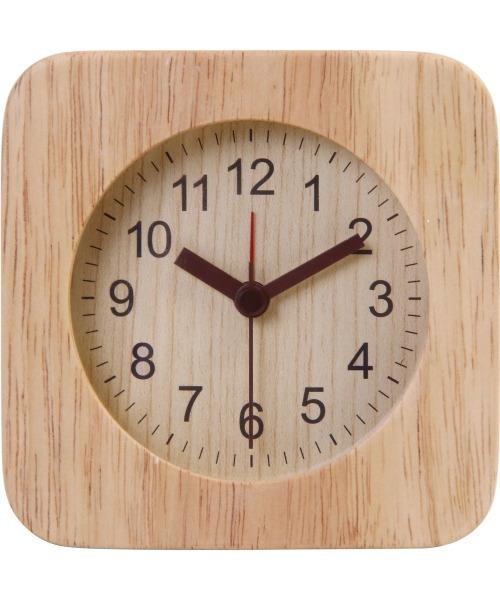 その他セレクト（ソノタセレクト）の「TABLE CLOCK 置時計 ウッド（置時計・レディース・その他1/その他2/その他3・FREE）」の2枚目の写真