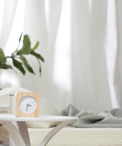 その他セレクト（ソノタセレクト）の「TABLE CLOCK 置時計 ウッド（置時計・レディース・その他1/その他2/その他3・FREE）」の6枚目の写真