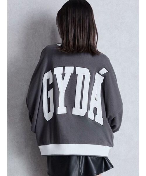 GYDA（ジェイダ）の「GYDA BICOLOR スウェットトップス（スウェット・レディース・パープル/オフホワイト/チャコールグレー・FREE）」の15枚目の写真