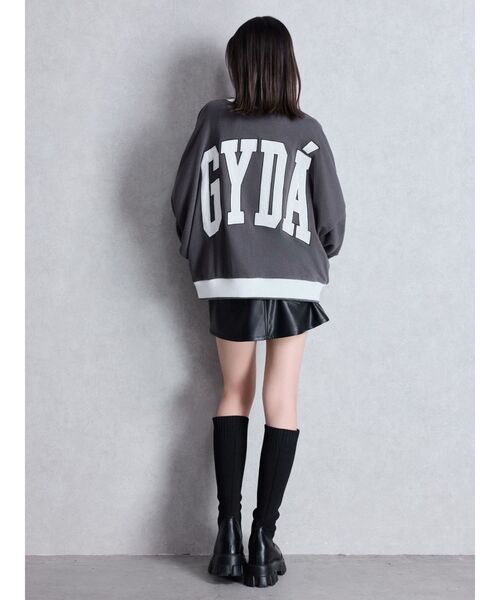 GYDA（ジェイダ）の「GYDA BICOLOR スウェットトップス（スウェット・レディース・パープル/オフホワイト/チャコールグレー・FREE）」の17枚目の写真