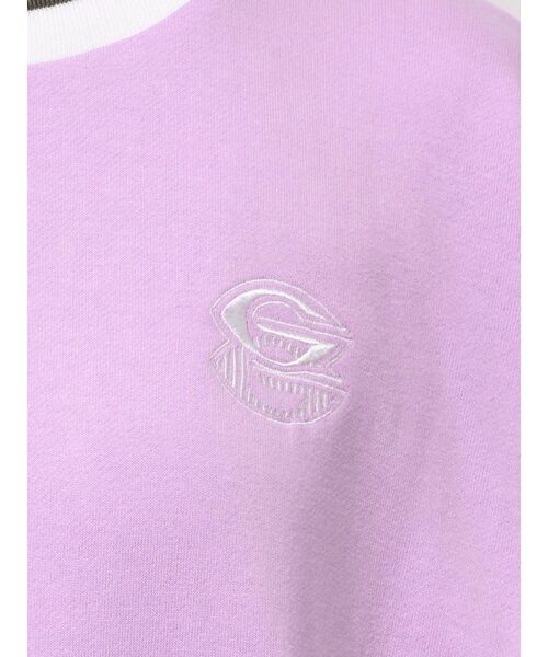 GYDA（ジェイダ）の「GYDA BICOLOR スウェットトップス（スウェット・レディース・パープル/オフホワイト/チャコールグレー・FREE）」の7枚目の写真
