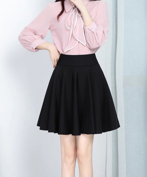Miniministore(ミニミニストア)の「韓国風サーキュラースカート ウエストゴム(スカート・レディース・ネイビー/ロイヤルブルー/ピンク/ブラック/イエロー/ラベンダー/レッド/クリアレッド/マジェンタ・FREE)」の11枚目の写真