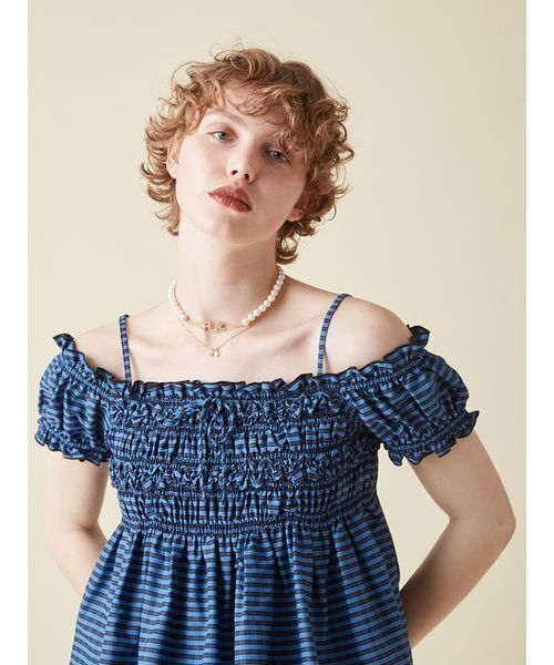 FURFUR（ファーファー）の「ロゴパールネックレス（ネックレス）」 - WEAR