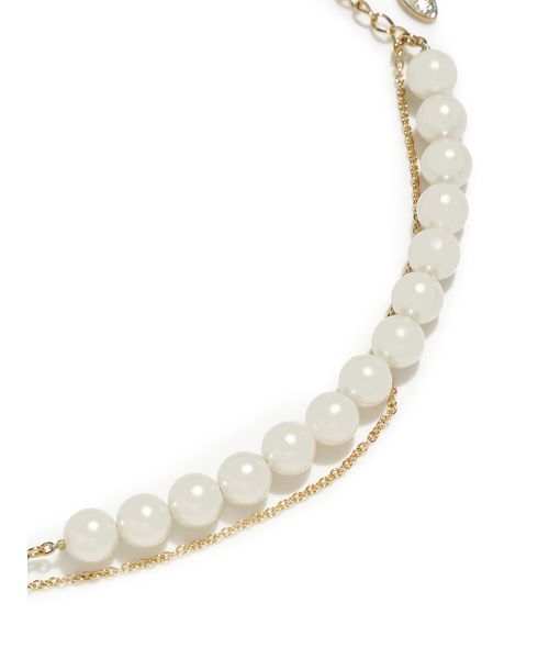 FURFUR（ファーファー）の「ロゴパールネックレス（ネックレス）」 - WEAR